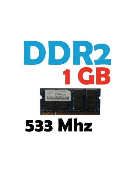 Memoria RAM 1 GB DDR2 533 Mhz PC2-4200 Laptop