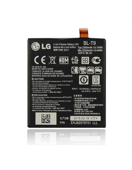 Bateria LG Google Nexus 5 D820 D821 BL-T9