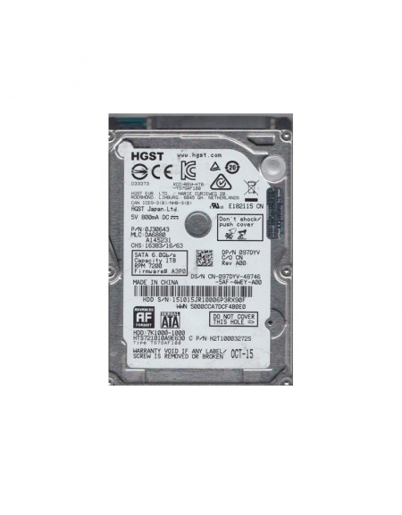 Disco Duro 1 TB SATA 2.5" Laptop HGST / Hitachi