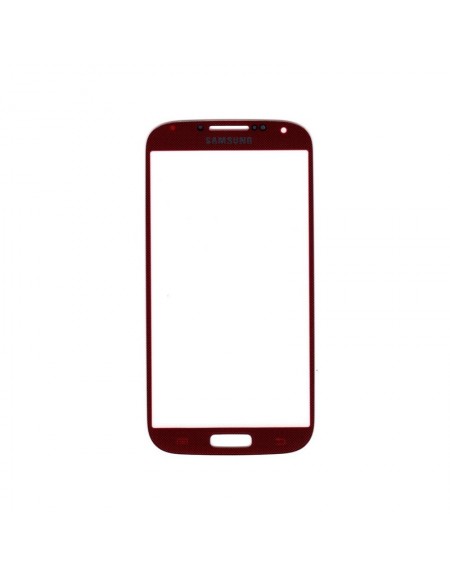 Cristal Frontal Samsung Galaxy S4 i9500 Rojo