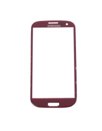 Cristal Frontal Samsung Galaxy S3 i9300 Rojo