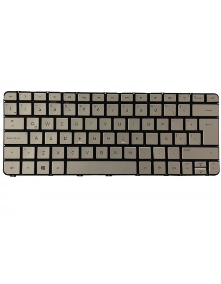 Teclado HP Spectre 13-3000 13t-3000 13-3000ea Plata Lum Esp