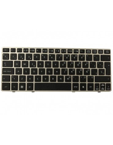 Teclado HP Elitebook 2560p, 2570p Esp Marco Plata