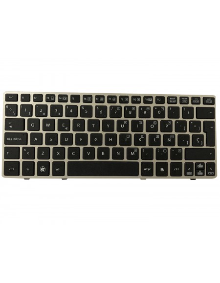 Teclado HP Elitebook 2560p, 2570p Esp Marco Plata