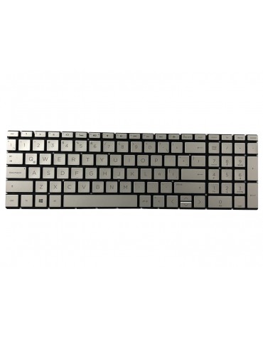 Teclado HP Pavilion 15-da 15-db Plata Lum Esp