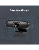 Cámara Web USB  Webcam Con Micrófono Full Hd 1080p para PC y Laptop