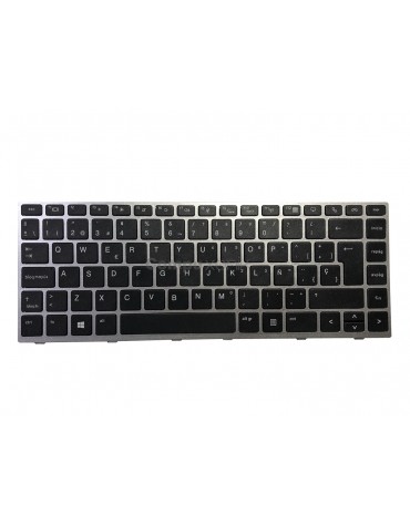 Teclado HP 840 G5 840 G6 745 G5 745 G6 Marco Plata Español