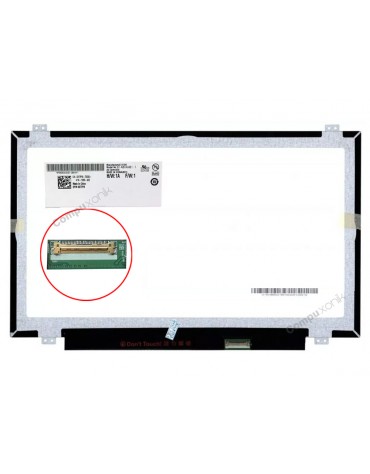 Pantalla Display 14.0" LED Slim 1920 x 1080 Inf/Der 30 pin con brackets