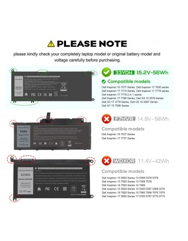 Bateria Dell Latitude 15 3380 3580 3490 3590 33YDH