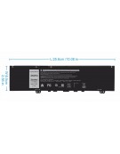 Bateria Dell Inspiron 13 5370 7370 7380 7373 7386 F62G0Vostro 5370 Inspiron 13MF P83G P87G