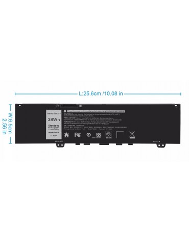Bateria Dell Inspiron 13 5370 7370 7380 7373 7386 F62G0Vostro 5370 Inspiron 13MF P83G P87G