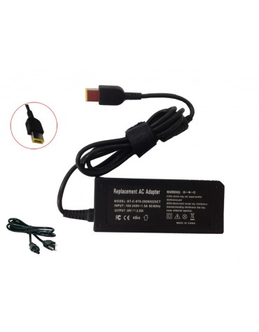 Cargador Lenovo 20V 2.25A 45W Rectangular