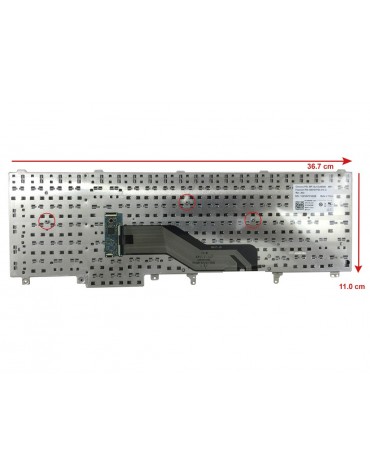 Teclado Dell E6520 E6530 E5520 E5520M E5530