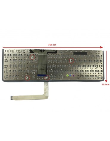 Teclado HP Envy 17-3000 17-3020 17t-3000 17J Esp