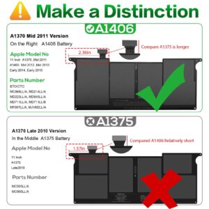 Bateria Para Macbook Air 11 A1370 Mid 2011 A1465 Mid 2012 A1406 - Image 3