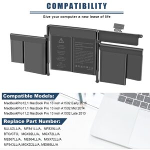 Batería Para Macbook Pro 13 A1582 A1493 A1502 (2013 2014) - Image 3