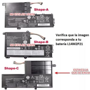 Bateria Para Lenovo Ideapad 310s-14ast 510s-14isk 510s-13ikb Yoga 500-14ihw 500-15isk 310s-14isk L14M3P21 - Image 3