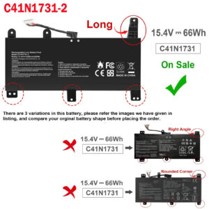 Bateria Para Asus G512lu G512lv G512lw G512lws G531gu G531gv C41PNJ5 - Image 3